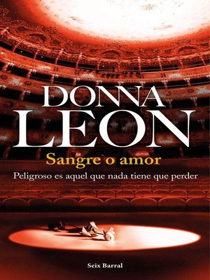 cover image of Sangre o amor
